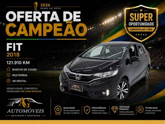 HONDA FIT 1.5 EX 16V FLEX 4P AUTOMÁTICO HONDA FIT 1.5 EX 16V FLEX 4P AUTOMÁTICO